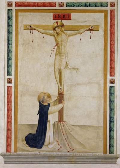 Kreuzigung mit St. Dominikus von Fra Angelico